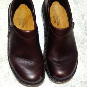 NAOT shoes, rich brown, size 36